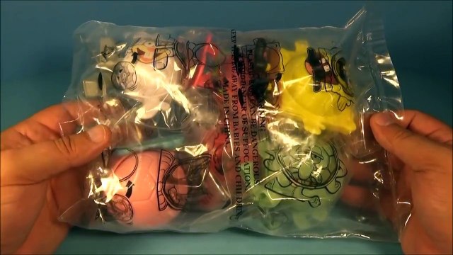 2014 SPONGEBOB SQUAREPANTS SET OF 6 BURGER KING SOCCER BALLS KIDS MEAL TOYS VIDEO REVIE