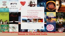 PDF Download  Contemporary Hospitality and Tourism Management Issues in China and India Download Online