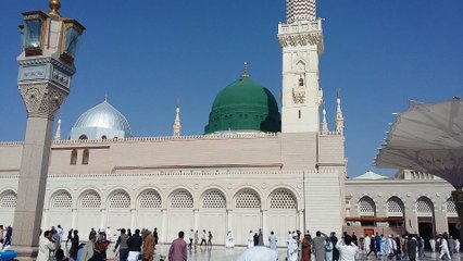 Beautiful view of Gumbad e Khazra- Masjid e Nabwi - M. Zaki