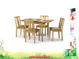 Julian Bowen Rufford Dining Chairs Light Wood Set of 4