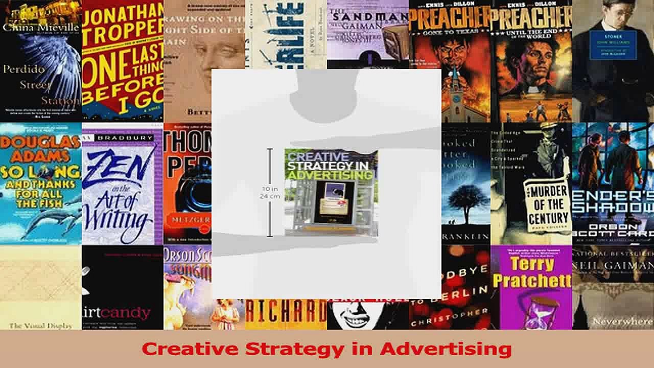 PDF Download  Creative Strategy in Advertising Download Online