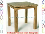 New Waverley Oak Small Square Dinning Table