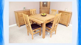 oak table extending four oak chairs dinning kitchen