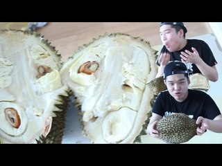"똥냄새가 나는 과일 두리안 먹방 도전!" - 스팀보이 (Durian fruit eating show)