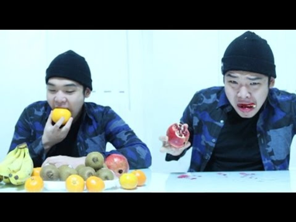 공포의 모든 과일 껍질채 씹어먹기 - 스팀보이(비타민구토증상)