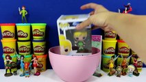 GIANT TINKER BELL Surprise Egg Play Doh Disney Fairy Toys MLP Fashems Unicorno Shopkins