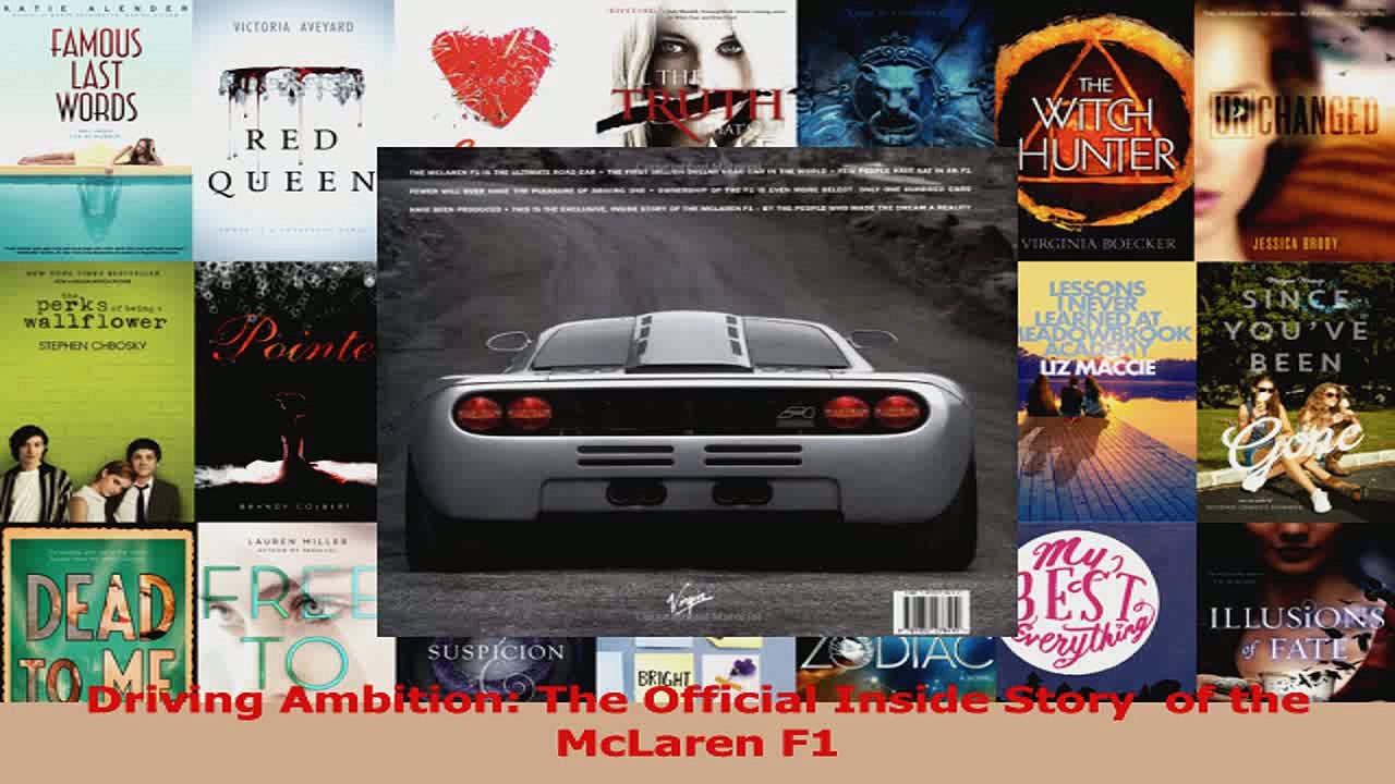 PDF Download  Driving Ambition The Official Inside Story  of the McLaren F1 Read Online