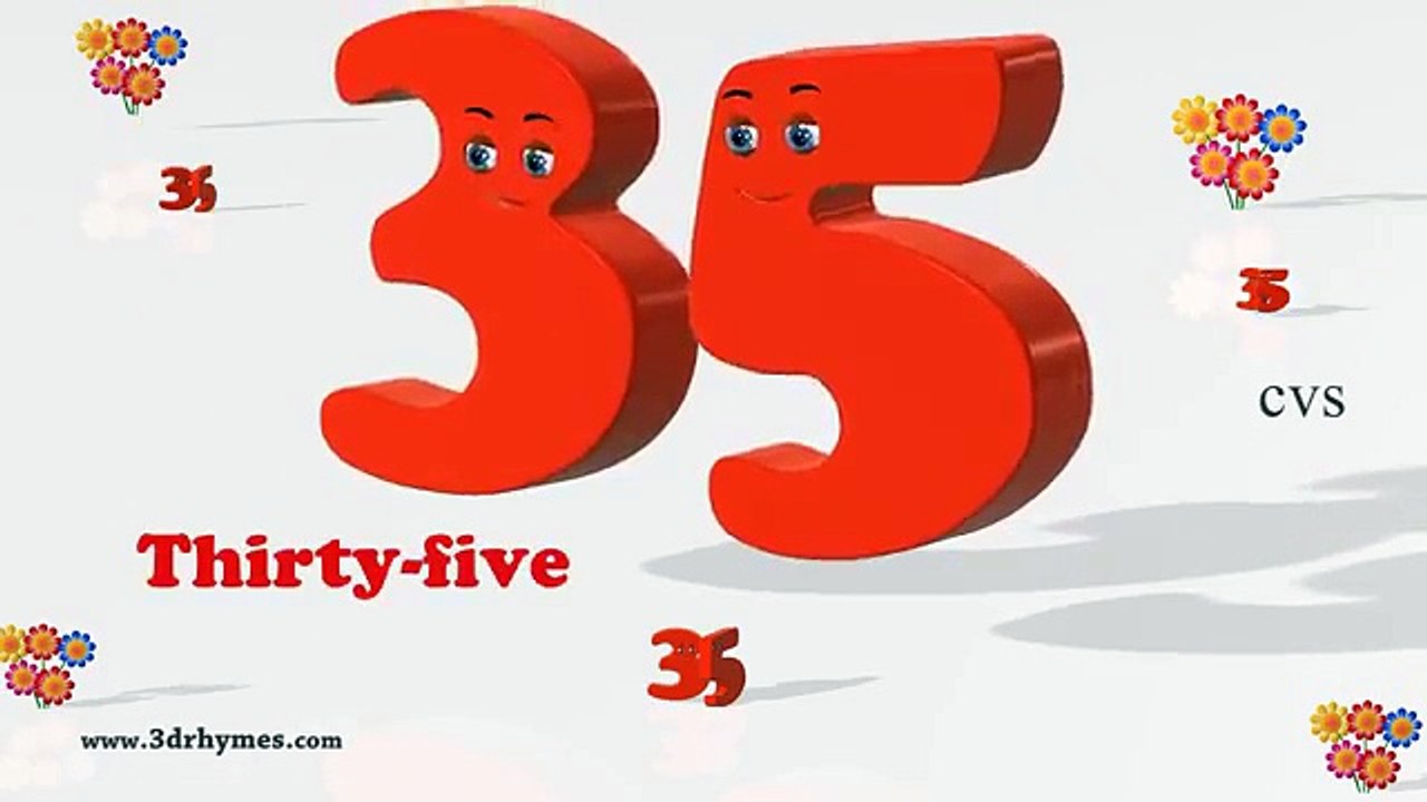 Learn Numbers  One to Hundred Counting- 3D Animation English Numbers for Children