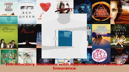 PDF Download  Introductory Statistics with Applications in General Insurance PDF Full Ebook