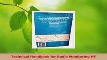 Read  Technical Handbook for Radio Monitoring HF PDF Online