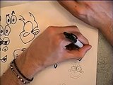 How to Draw Cartoon Characters : How to Draw the Head on a Cartoon Character