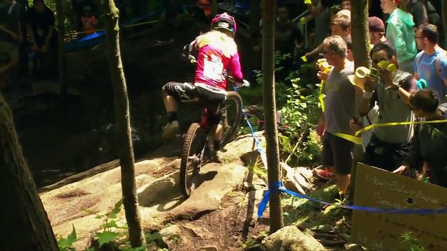Muddy DH Mountain Biking in Mont Sainte Anne