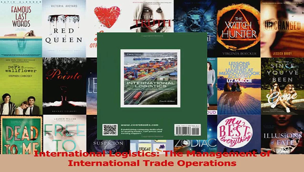 PDF Download  International Logistics The Management of International Trade Operations Read Full Ebook