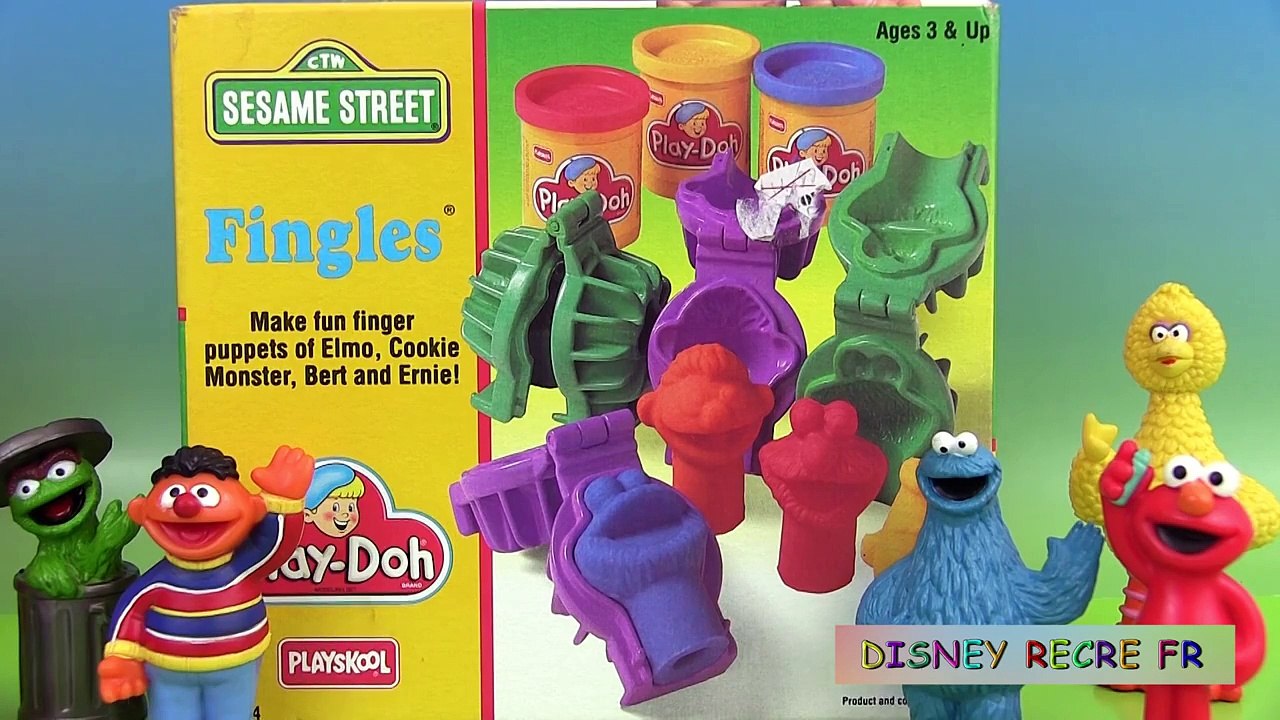 Pâte à modeler Play Doh 1 rue Sésame Elmo Fingles Sesame Street Playset ⓋⒾⒹéⓄ ⓋⒾⒹéⓄ