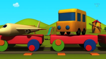 KZKCARTOON TV-Transport train-Learn Vehicles