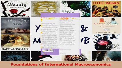PDF Download  Foundations of International Macroeconomics Download Online