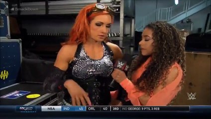 Becky Lynch Backstage Segment