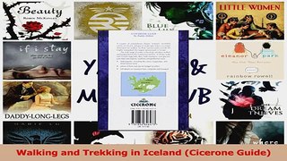 PDF Download  Walking and Trekking in Iceland Cicerone Guide Read Online