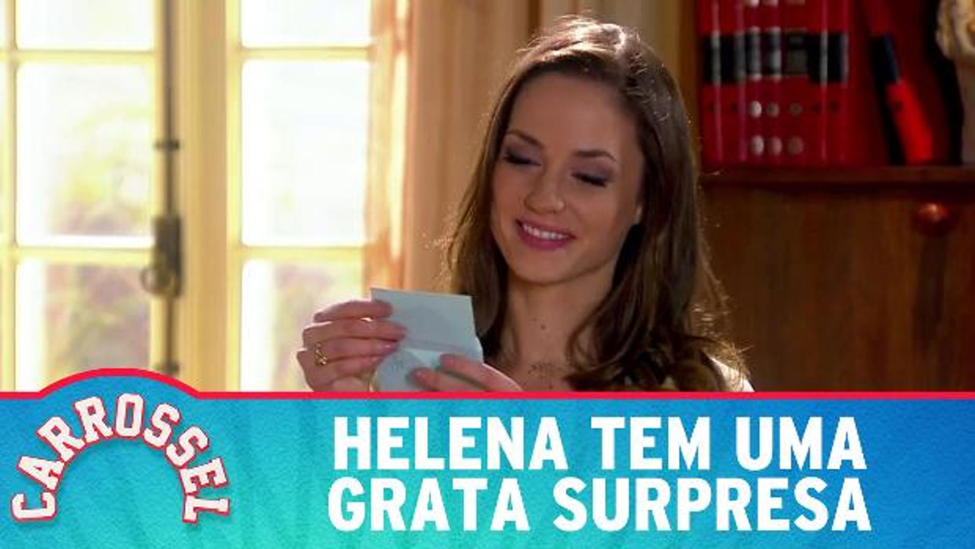 Helena tem uma grata surpresa