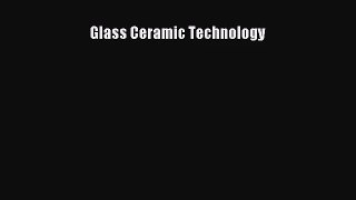 PDF Download Glass Ceramic Technology PDF Full Ebook