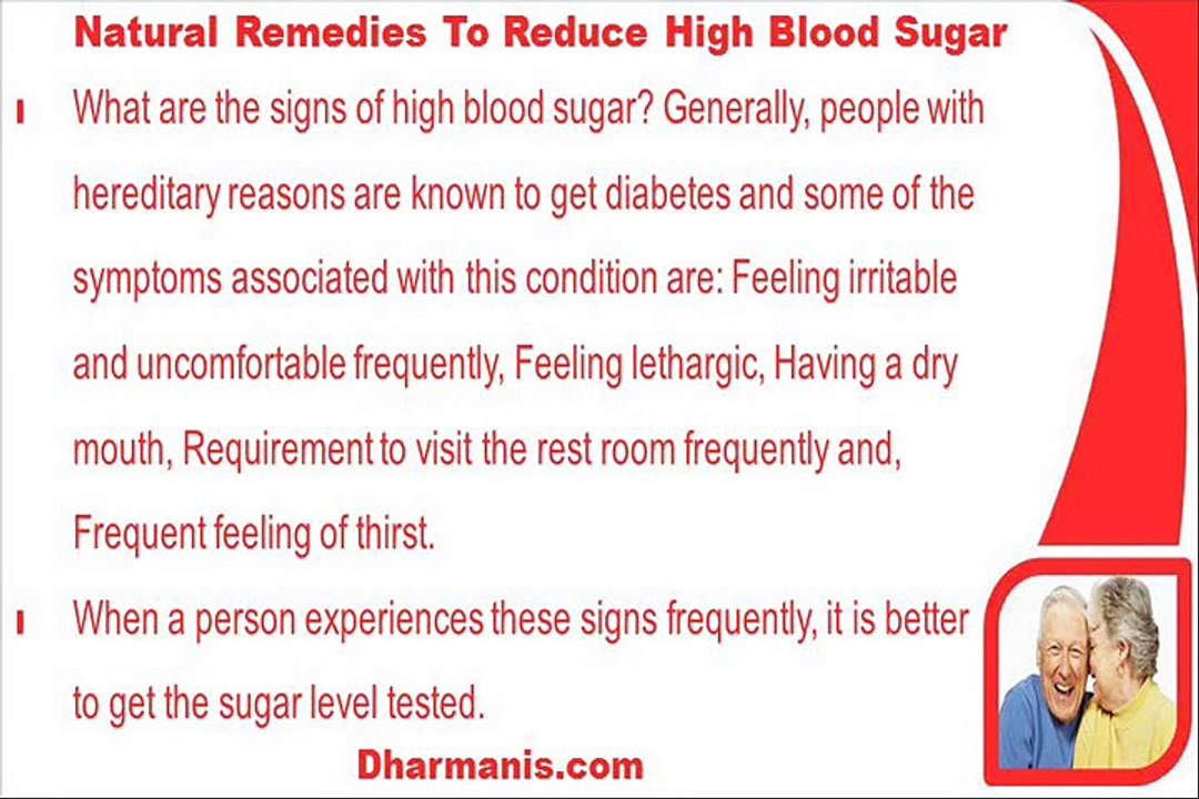 Natural Remedies To Reduce Your High Blood Sugar Level