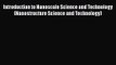 PDF Download Introduction to Nanoscale Science and Technology (Nanostructure Science and Technology)