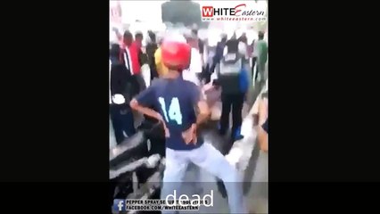 CCTV failed robbery in the street