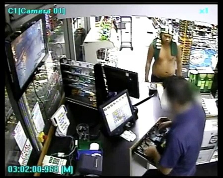 CCTV caught on camera