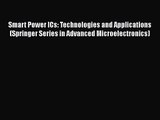 PDF Download Smart Power ICs: Technologies and Applications (Springer Series in Advanced Microelectronics)