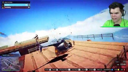 DODGE THE FALLING VEHICLES! (GTA 5 Funny Moments)