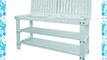 SoBuy 100% Bamboo Shoe Rack Bench Stool Display Racks Seat with 2 Separated Sorage Draws On