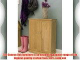 Conran solid oak furniture shoe storage cabinet rack