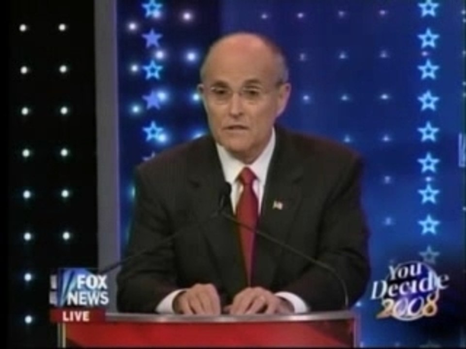 Giuliani's History Lesson with Ron Paul 1of2