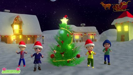 Mos Craciun cu plete dalbe Cantec de iarna pentru copii