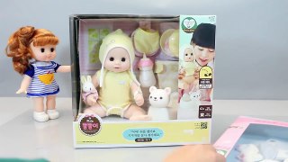 Baby Doll Bed Sleep Time Baby Born Change Pee Diaper Clothes