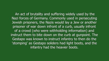 curb stomp meaning and pronunciation