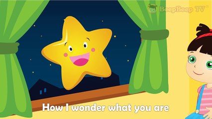 Twinkle Twinkle Little Star Song | Beep Beep TV Nursery Rhymes for Kids