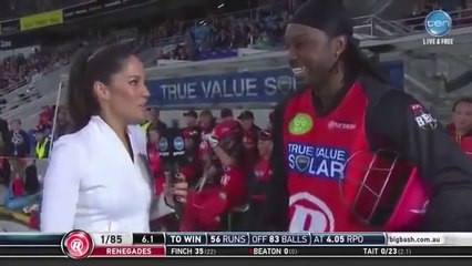 Cricket Player flirts and asks Reporter for a Drink during live Interview...