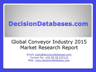 Conveyor Market Analysis and Forecasts 2020