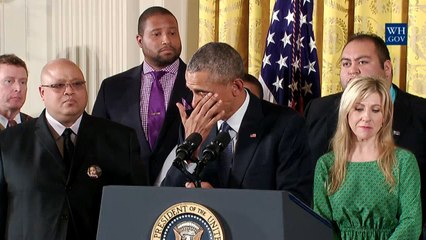 President Obama In Tears During Emotional Gun Control Speech