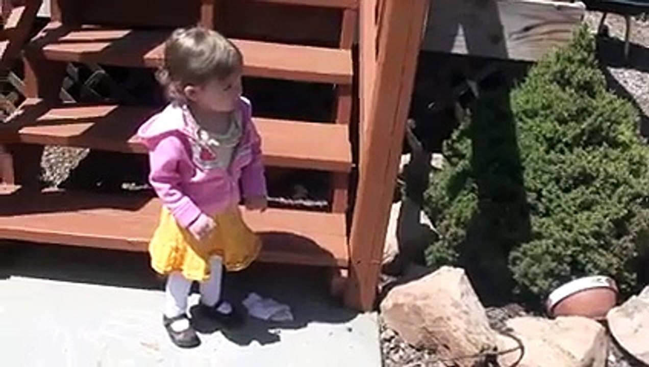 baby being lazy