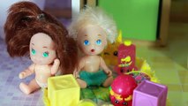 Frozen Kids Babies Disney Toby in Barbie Potty Toilet Princess Anna Play Doh Baby Epic Fun