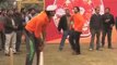 Wasim Akram Plays Tape Ball Cricket To Support Islamabad In PSL - Cricket Videos