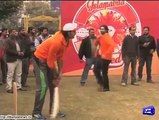 Wasim Akram Plays Tape Ball Cricket To Support Islamabad In PSL - Cricket Videos