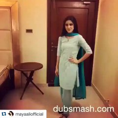 maya ali dubsmash for marwa hocane