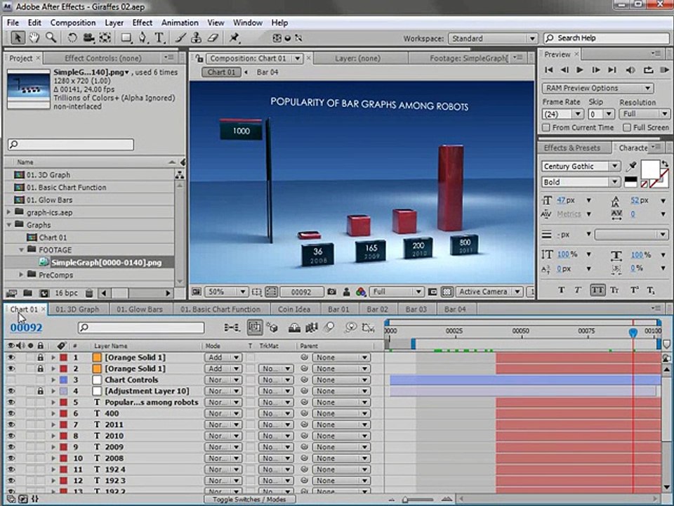 [After Effects Tutorial] Dynamic Bar Graphs - English-ShiaTV.net-standard