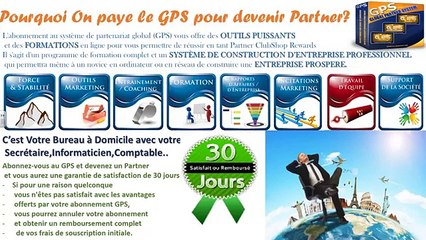 Gagnez de l'argent à domicile en seulement 2 heures de travail par jour grace à CLUBSHOP REWARDS