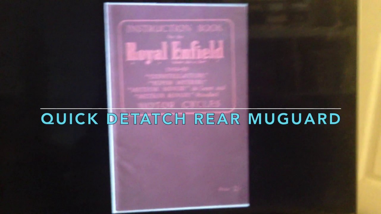 Royal Enfield Meteor Minor De Luxe Quick Detatch read mudguard