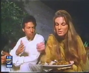 Rare Video Of Imran Khan And Jemima Khan Eating Food Together