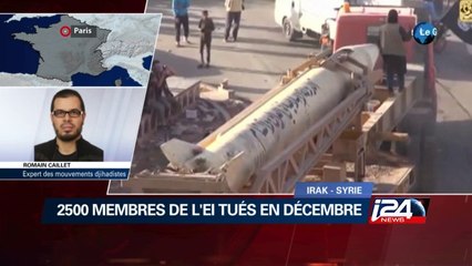 2500 membres de l'EI tués en décembre